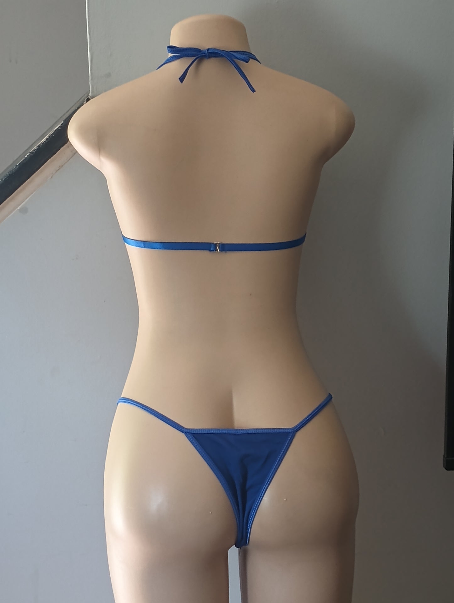 Blue lingerie set