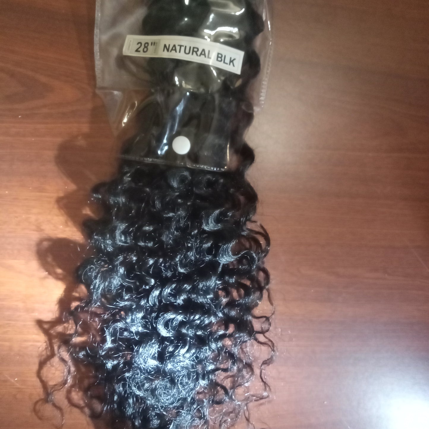 Deep wave 28 inch natural black Indian hair